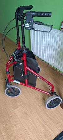 Image 2 of 3 wheel walker with bag