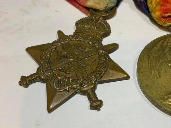 Image 3 of Notts & Derby Soldiers medals from The Great War