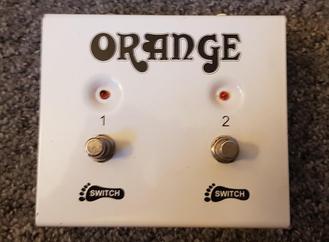 Preview of the first image of Orange CR120 amp, 4x12 cab and foot switch.