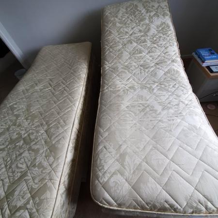 Image 6 of 2 x adjustamatic single beds with massage