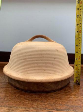 Image 2 of Round Stoneware Bread Baking Cloche 28cm diameter