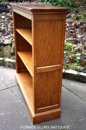 Image 64 of AN OLD CHARM VINTAGE OAK OPEN BOOKCASE CD DVD CABINET STAND