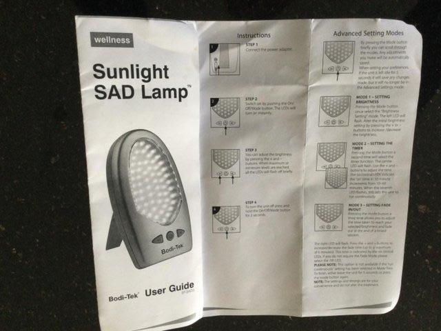 Preview of the first image of Wellness Sunlight SAD Lamp from Bodi-Tek.