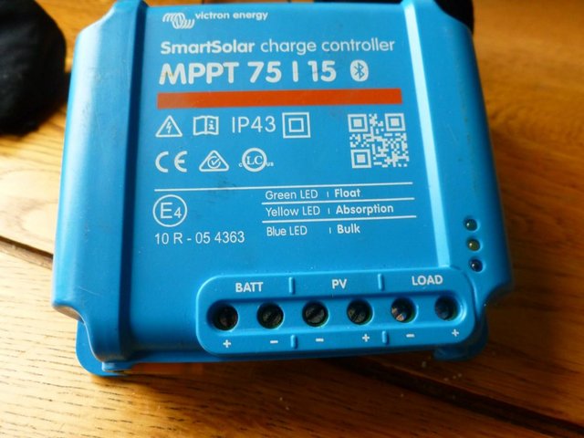 Preview of the first image of samart solar controler for lihtum batterys.