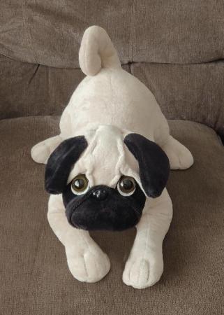 Image 1 of New without Tags Beautiful Pug Dog Soft Plush Toy