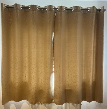 Image 2 of 2x Pairs of Curtains eyelet Blackout thermal insulated