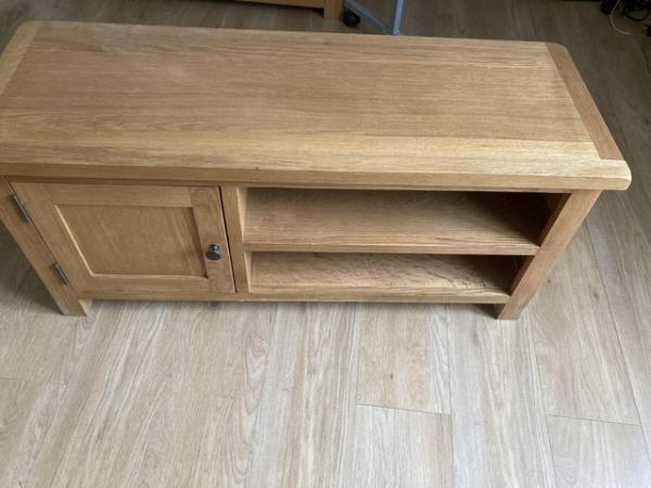 Image 1 of Solid light oak coffee table