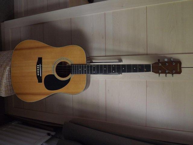 Preview of the first image of Full size country and western style guitar.