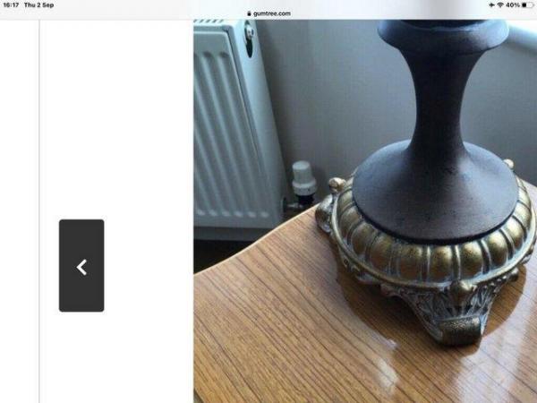 Image 2 of Beautiful regency lamp, heavy, classy regency style.