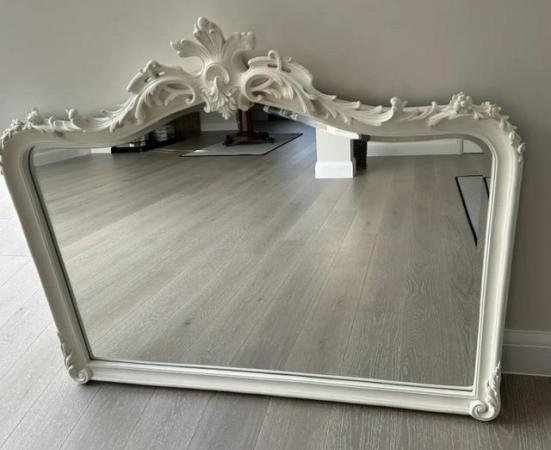 Image 1 of Laura Ashley Mirror ‘Patricia’ White (can deliver if local)