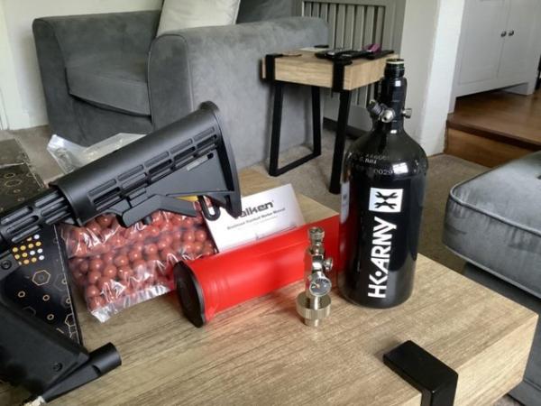 Image 1 of Paintball rifle and all accessories