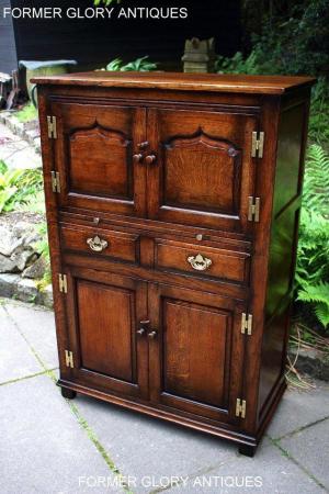Image 71 of A TITCHMARSH AND GOODWIN OAK WINE CUPBOARD DRINKS CABINET
