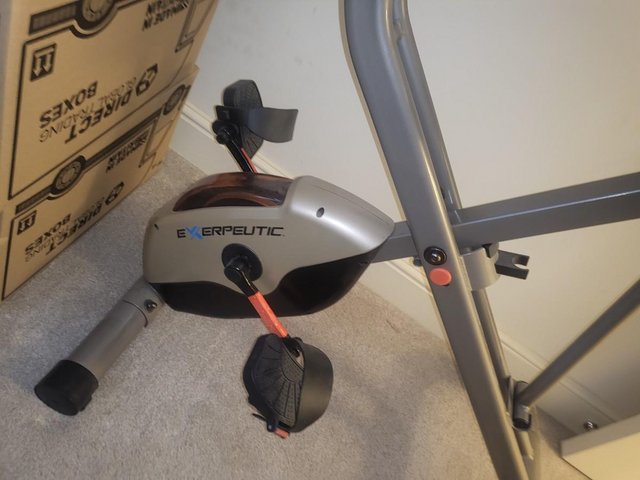 Preview of the first image of EXERCISE BIKE 3 YEARS OLD GOOD CONDITION.
