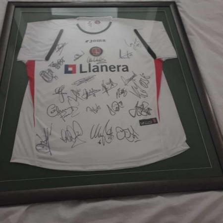 Image 2 of Charlton Athletic Framed Signed Football Shirt