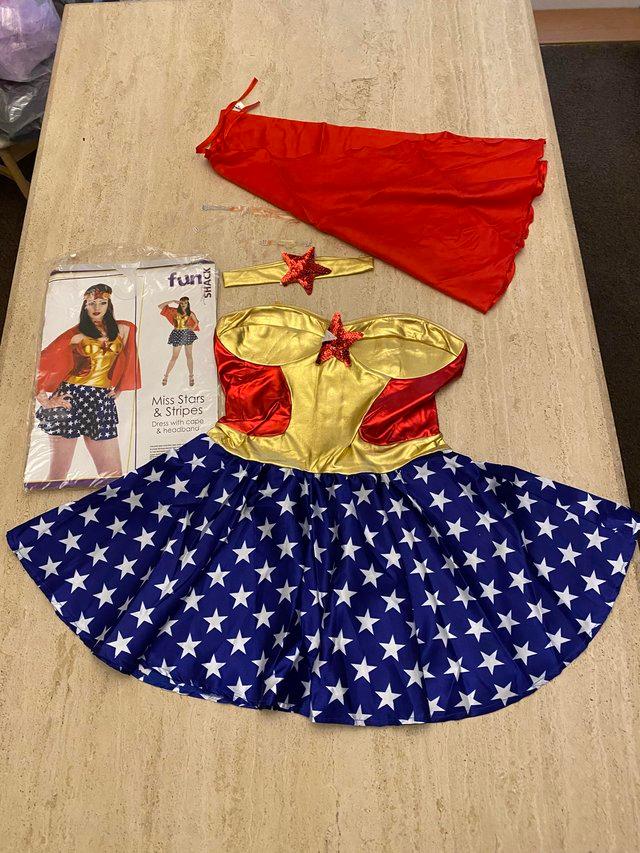 Preview of the first image of Wonder Woman style fancy dress.
