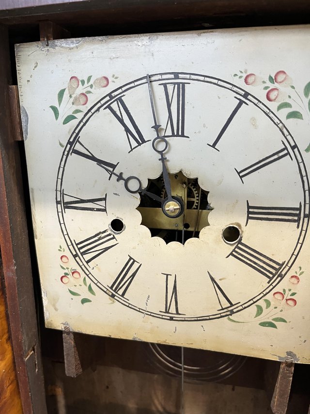 Preview of the first image of American pillared wall clock.