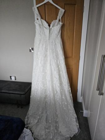 Image 1 of Lace Wedfing Dress with Train