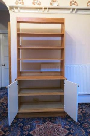 Image 2 of Ikea Falun Bookcase with 4 shelves + Cupboard with 2 shelves