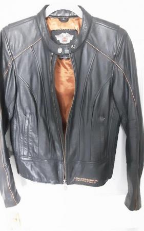 Image 2 of Harley davidson 105 years anniversary black & gold leather