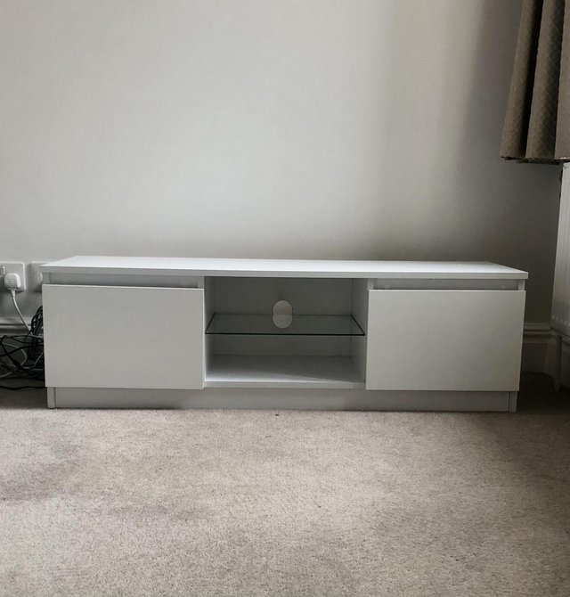 Preview of the first image of White TV Cabinet - used.