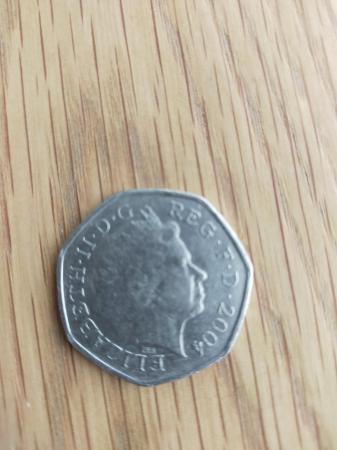 Image 1 of 2004 Roger Bannister Four Minute Mile Running Legs 50p Coin