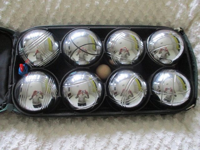 Preview of the first image of Boules set - unused in carrying case.