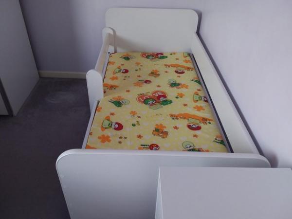 Image 3 of Toddler Bed and Mattress + extras