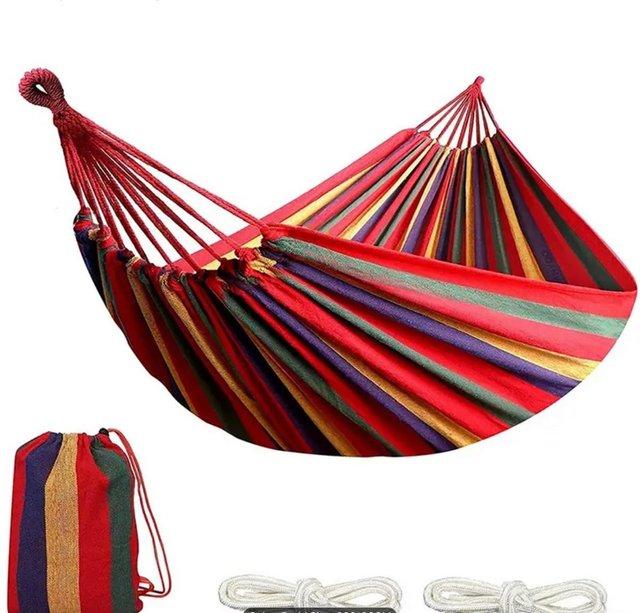 Preview of the first image of Garden Hammock..Idea for Camping..hiking..or in the Garden..