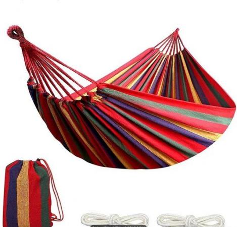 Image 1 of Garden Hammock..Idea for Camping..hiking..or in the Garden.