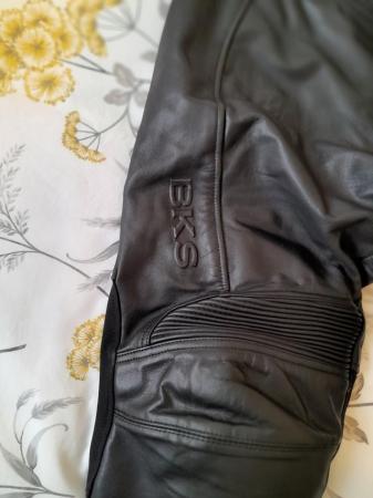 Image 2 of BKS BLACK LEATHER WOMENS MOTORCYCLE TROUSERS