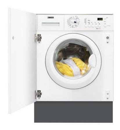 Image 1 of ZANUSSI 7KG INTEGRATED WASHER-1200RPM-QUICK WASH-NEW