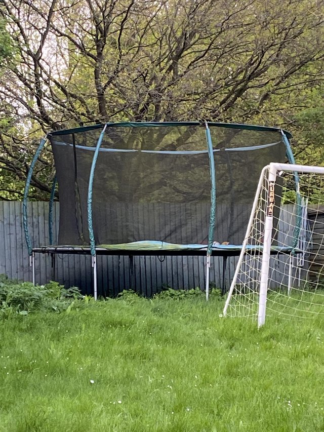 Preview of the first image of Large trampoline for sale.
