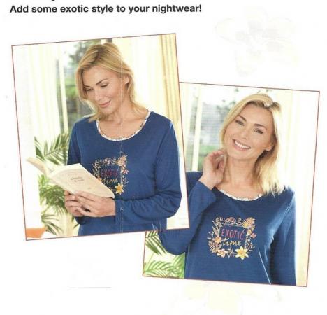 Image 3 of NEW Womens Damart Superb two piece Print Pyjamas size 18/20