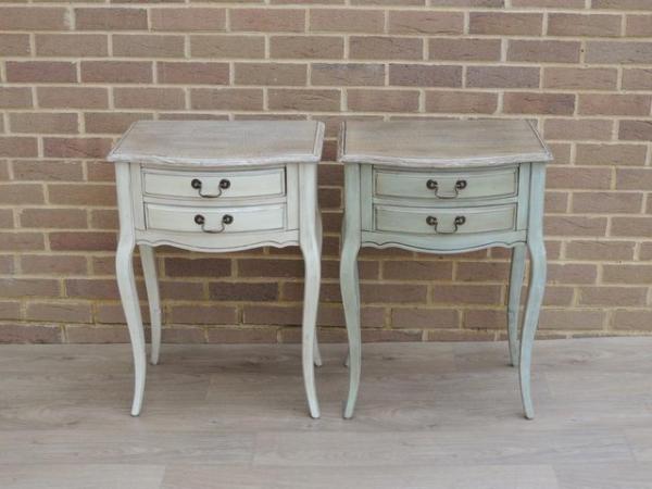 Image 3 of Pair of French Side Tables (UK Delivery)
