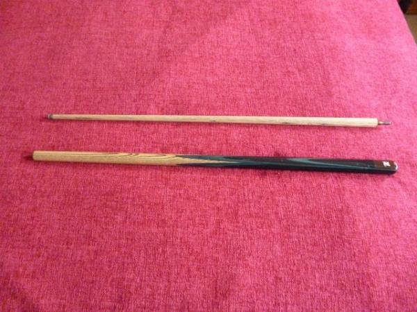 Image 1 of Snooker Cue with Black leather Case