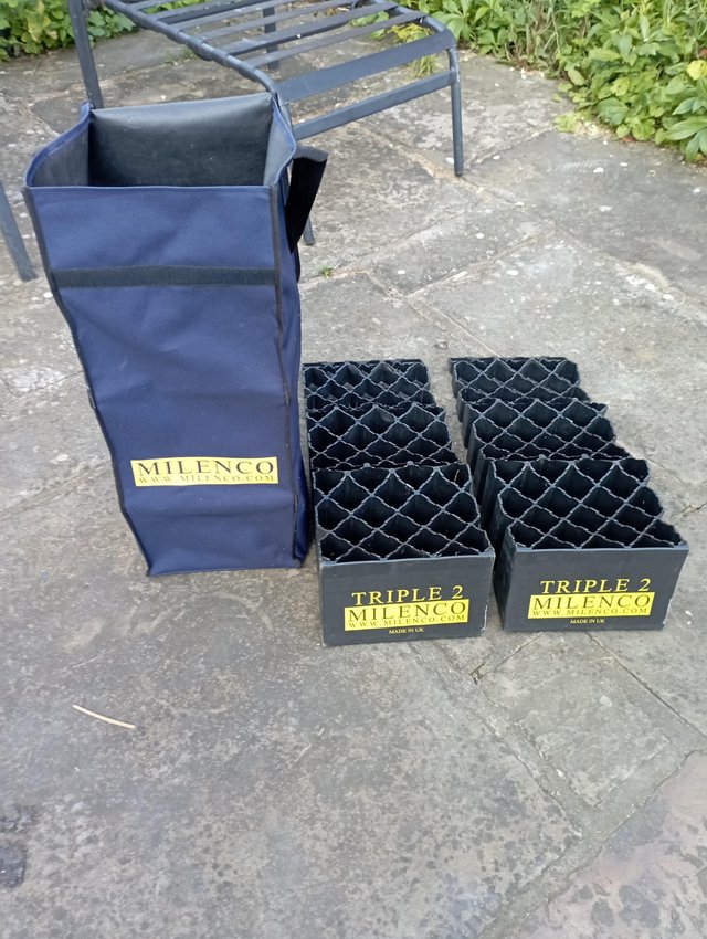Preview of the first image of Milenco Quattro 2 Step Wedges incl Carry Bag.