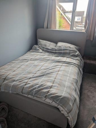 Image 3 of Grey ottoman frame and mattress