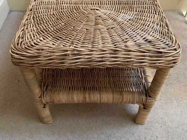 Image 3 of Wicker coffee table . . . . .