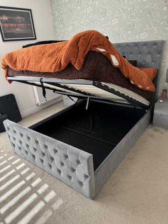 Image 5 of 6 months used Marquis Double Ottoman Bed