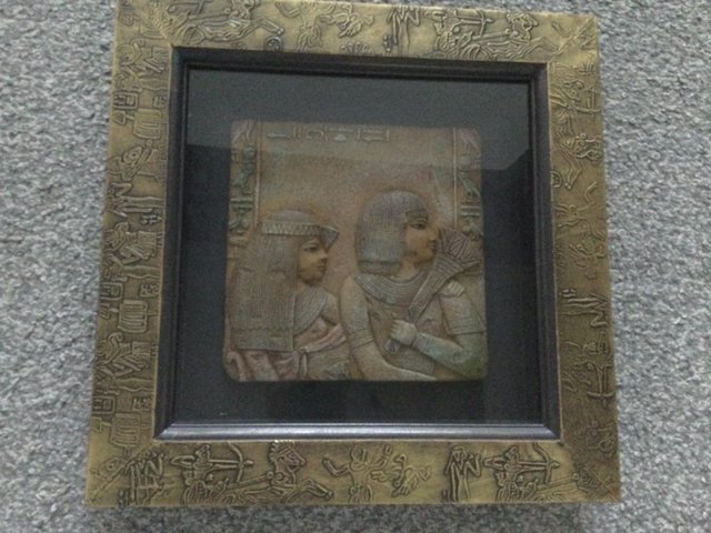 Preview of the first image of Inlaid picture of Egyptian people.