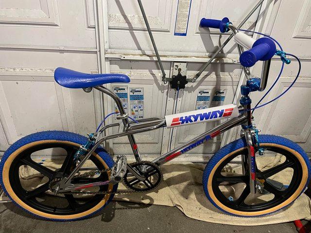 Preview of the first image of Skyway BMX Built on old late 80s frame.