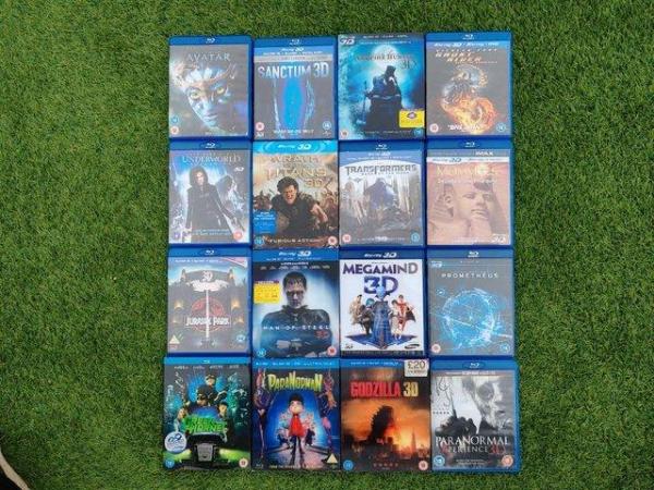 Image 1 of 15 3D BLURAY FILMS 2 DISC SETS + 1 NORMAL BLURAY