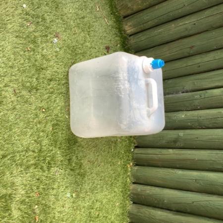 Image 1 of Gas bottle/fresh water container/trolley for waste water