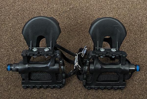 Image 3 of Pair Of Jendel Cycling Pedals with Integrated Toe Clip Cages