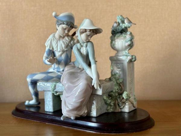 Image 3 of Lladro Nao “ Precious Love” porcelain figures.