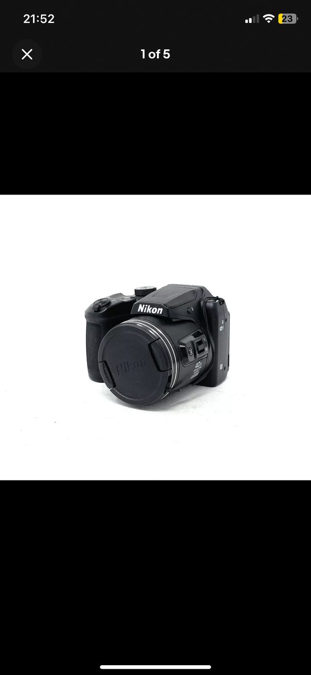 Preview of the first image of Coolpix B500 digital camera with carry case.
