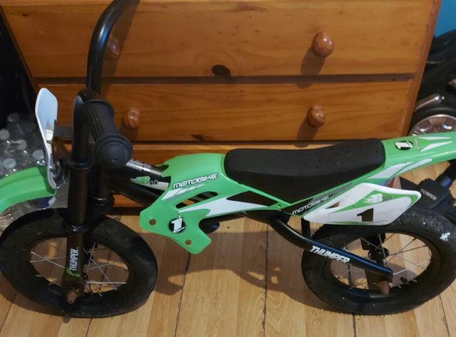 Preview of the first image of 12 inch Motto X Balance Bike £10.