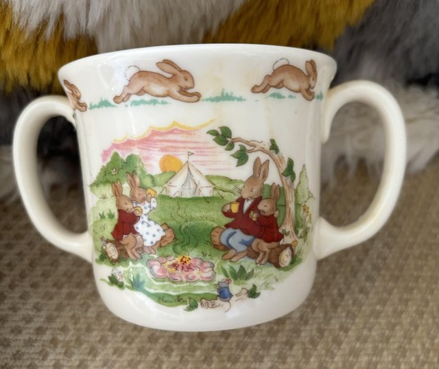 Preview of the first image of Bunnykins bowl & cup1936.