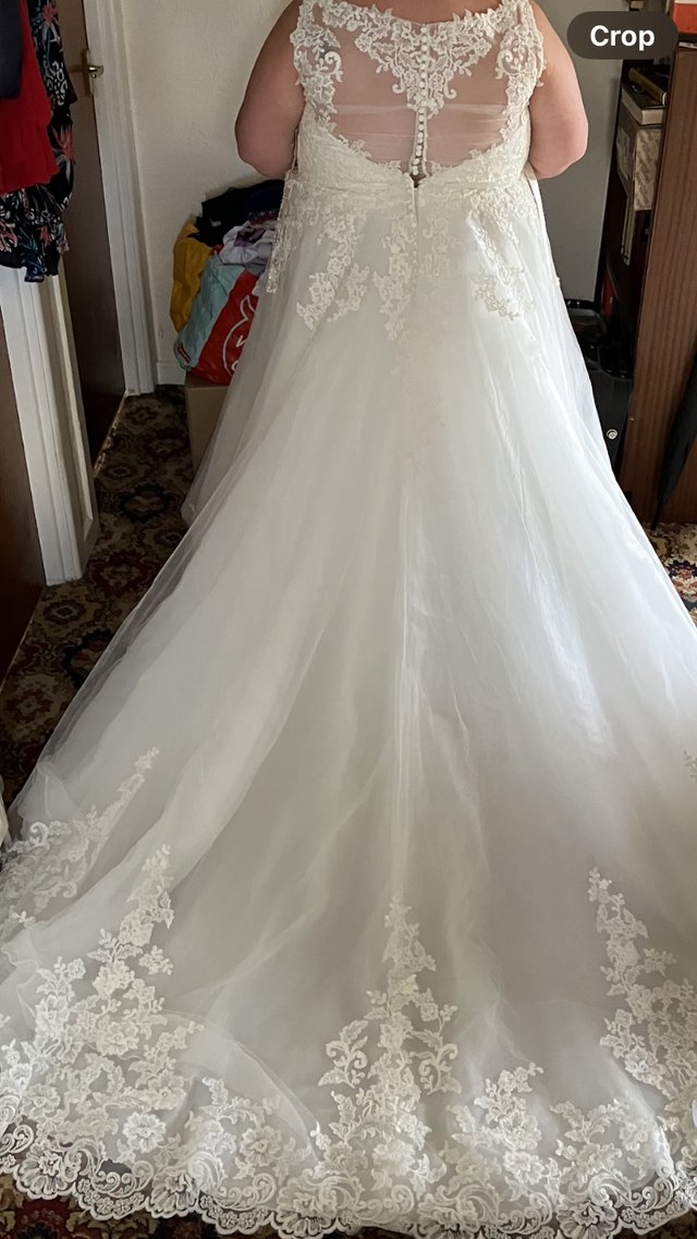 Preview of the first image of Wedding dress not used or altered.