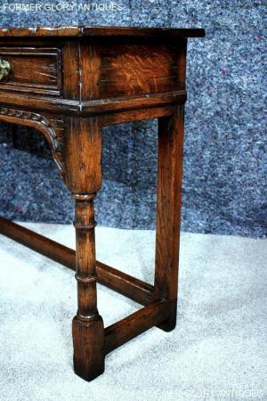Image 68 of TITCHMARSH & GOODWIN OAK LAMP PHONE HALL CONSOLE TABLE STAND
